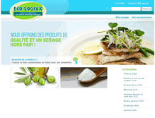 Tablet Screenshot of ecologixxalimentaire.com
